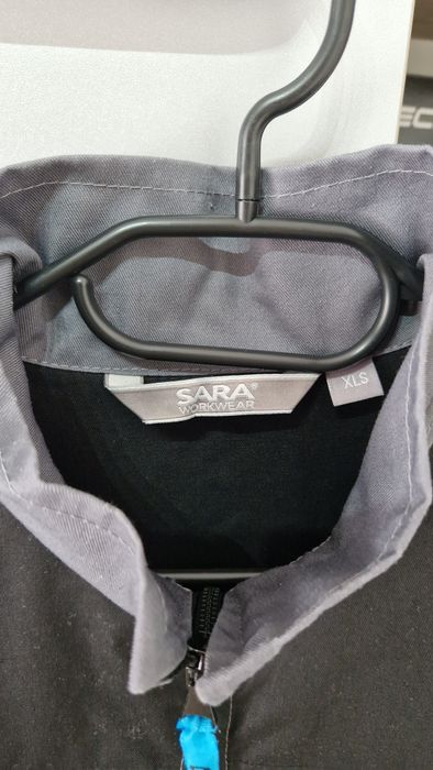 Bluza męska robocza SARA skipper  szaro czarna