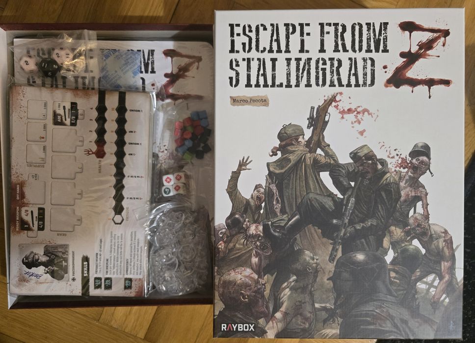 Escape from Stalingrad Z - DELUXE Set - ga planszowa - NOWE