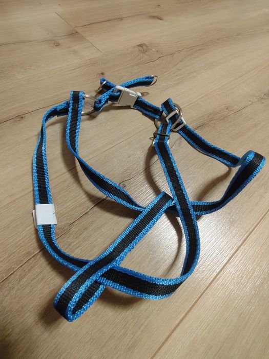 Szelki dla psa niebiesko czarne 12A I