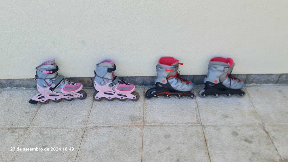 patins em linha - Nº 1 e Nº 2