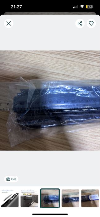 Jogo corrediças para gaveta preto Vadania - NOVO