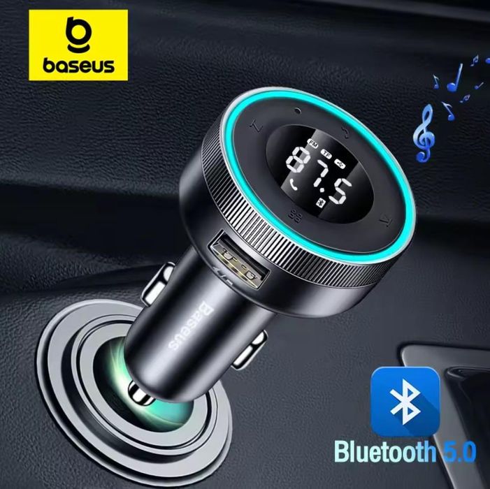 FM-трансмітер Baseus Enjoy Car Wireless MP3 (CCLH-01) модулятор