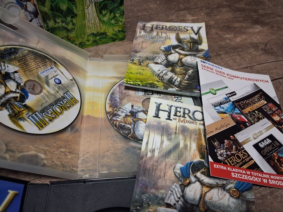Heroes 5 złota kolekcja PL komplet gry pc gra komputerowa
