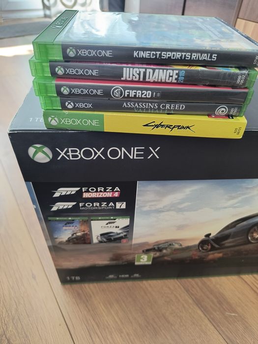 Xbox one x 1 TB Kinect gry stan idealny