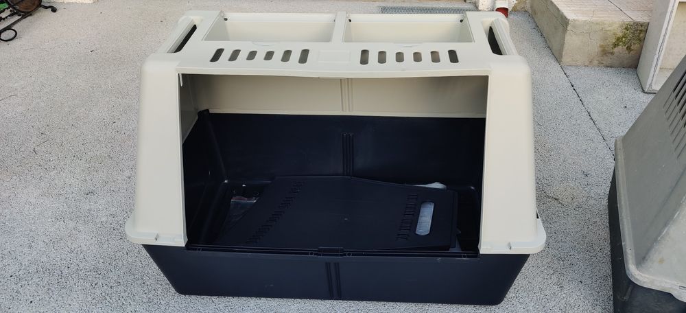 Transportadora dupla para cães/gatos