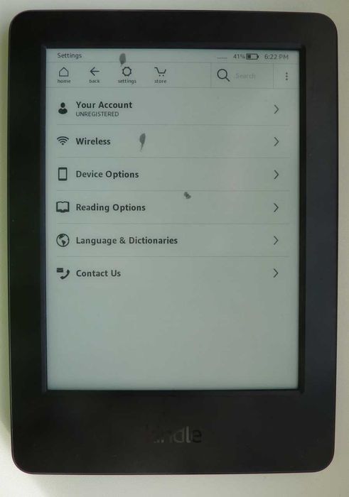 Amazon Kindle 7 Touch BEZ REKLAM - czytnik ebook -ów 4GB WiFi -04NB-