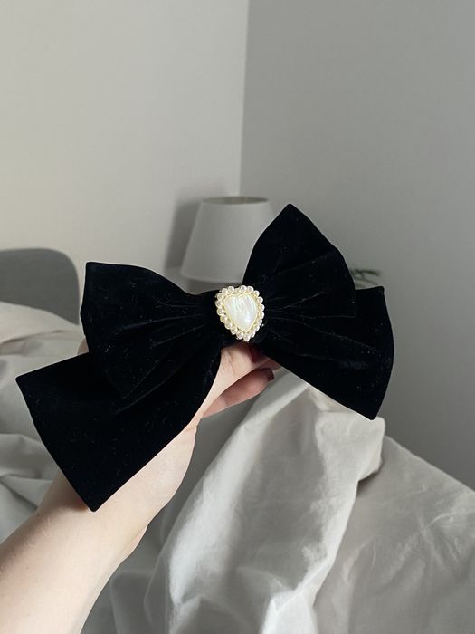 Kokarda elegancka do włosów cute aesthetic