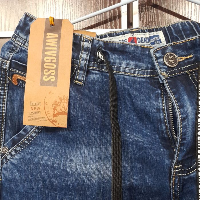 Spodnie joggery jeansowe