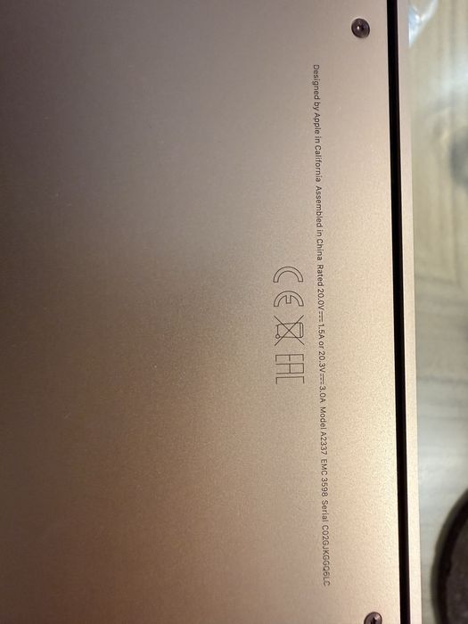 Macbook air m1 8gb 256gb rosa gold como novo