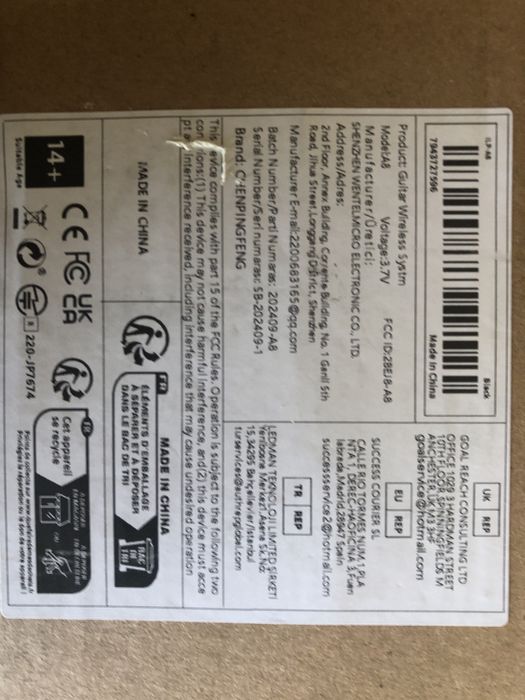 Guitarra - wireless system469596997147709441