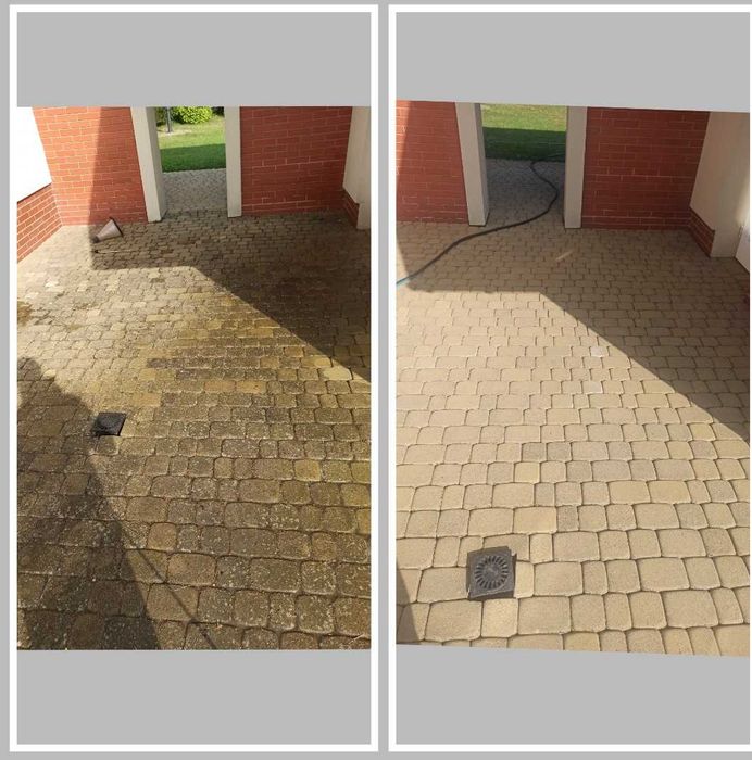 Mycie Czyszczenie kostki brukowej Rzeszów i podkarpackie
