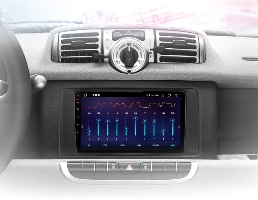 Radio nawigacja Smart Fortwo 2005 - 2010 Android Carplay 2GB 32GB