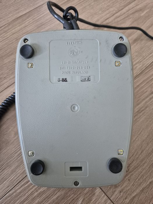 Telefon retro RWT CB-66 MB + Skrzynka Bateryjna 1985 PRL