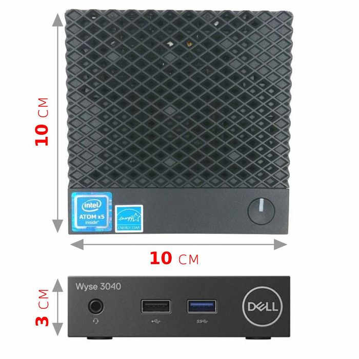Міні-пк · Dell Wyse 3040 · 4 ядра · 2gb/8-128gb ssd · живлення від USB