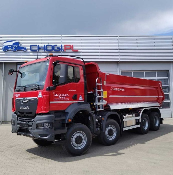Wynajem wywrotka 4 osiowa MAN TGS  8x8