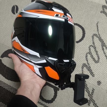 Крепление на мотошлем Крепление на шлем для экшн камер и телефонов