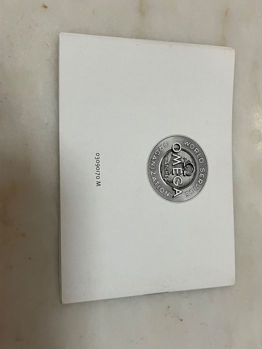 Omega Seamaster Booklet Operating Instructions