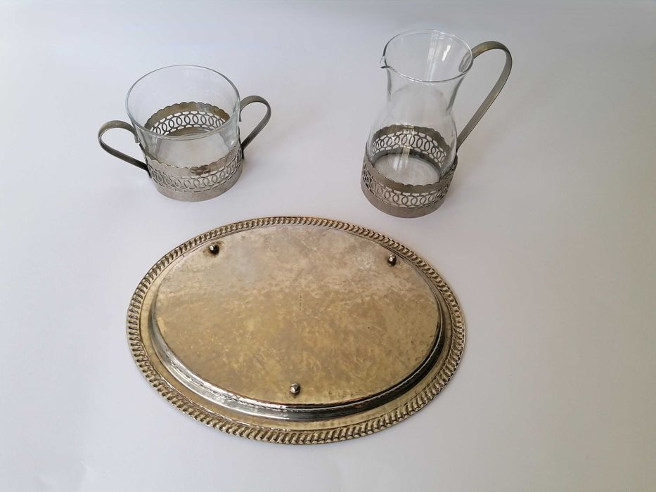 Conjunto de chá vintage Duralex