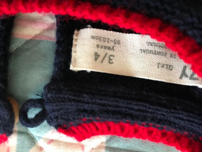 Camisola malha 3/4 anos em bom estado