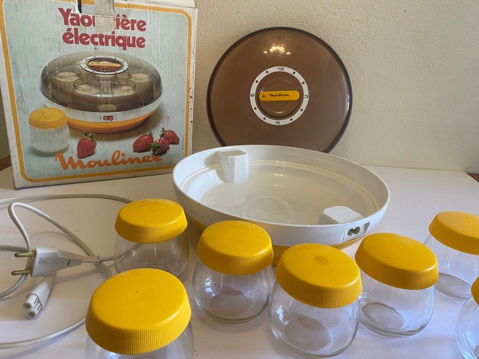 Iogurteira Moulinex na embalagem original retro vintage