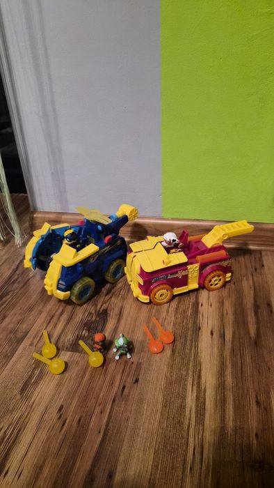 Dwa transformujące sie odrzutowce Psi Patrol Paw Patrol