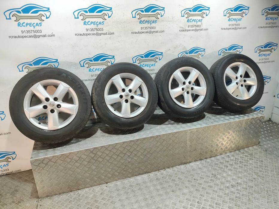Conjunto Jantes 16 Originais Nissan Qashqai 1 J10 6,5J ET40 5x114,3