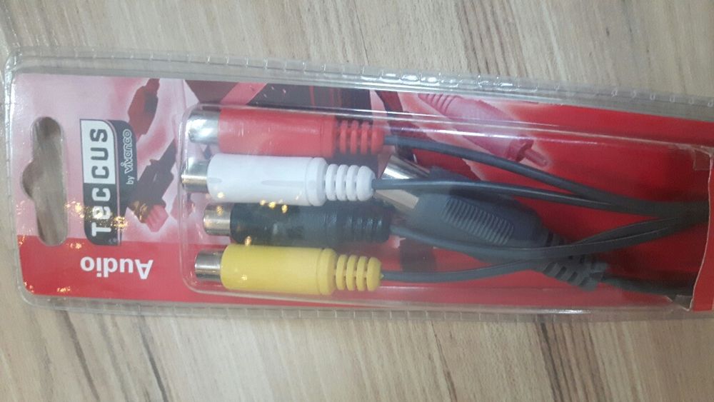 Adapter DIN/cinch Vivanco Audio adapter, 5-biegunowy wtyk DIN
