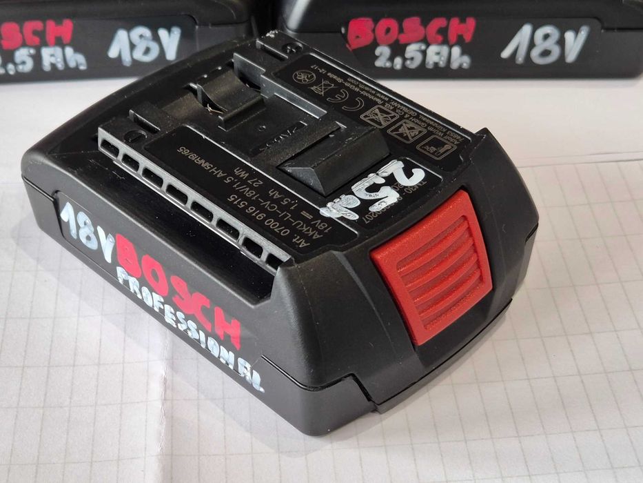 Akumulator bateria Bosch 18 V Li-Ion 2,5 Ah GBA professional