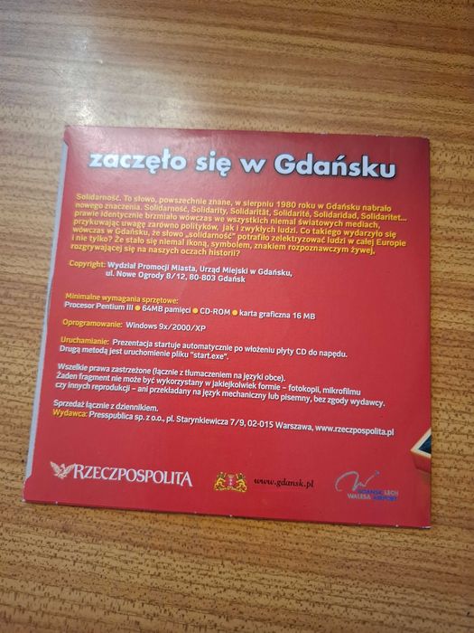 zaczęło się w Gdańsku płyta Solidarność