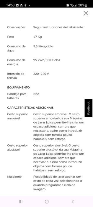 Máquina de lavar loiça Whirlpool