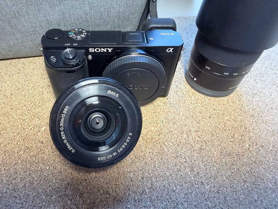 Sony a6000 com objectivas