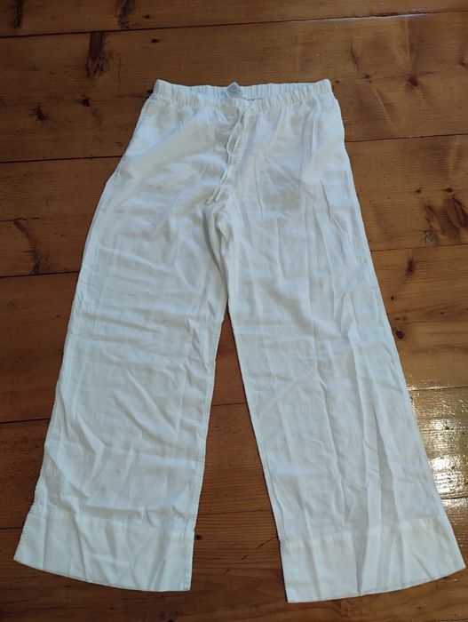 Лляні штани H&M PREMIUM