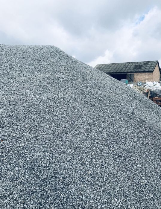 Szara Zasypka Granitowa 0-2 mm Piach Granitowy Miał Grys 2-5 Kamień