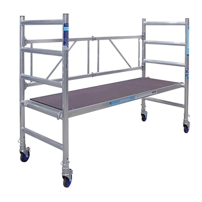 Aluminiowy rusztowanie wózek jezdny. 2,8 m wysokości