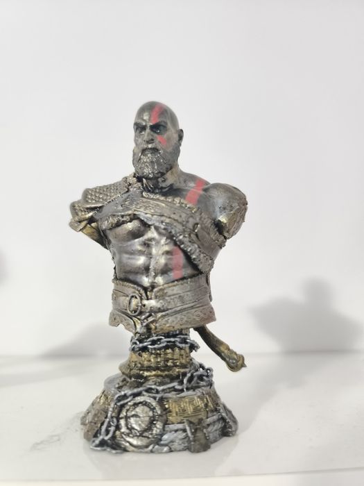 Busto spartan  premium pintado à mão
