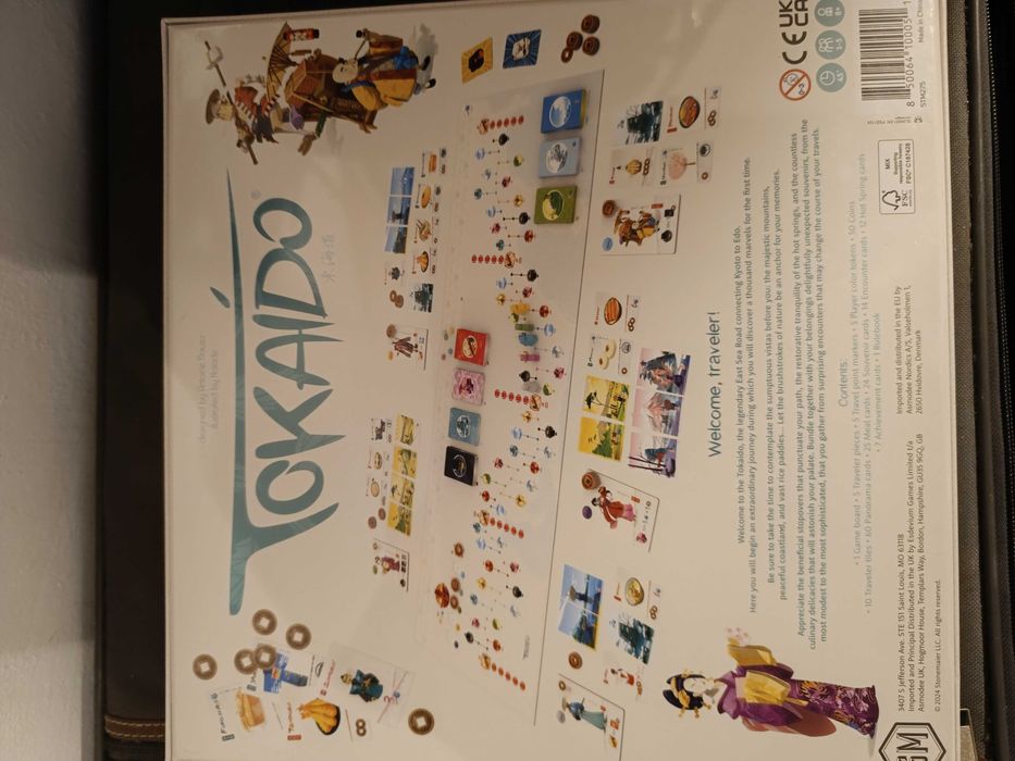Jogo de tabuleiro tokaido versão 2025 selado