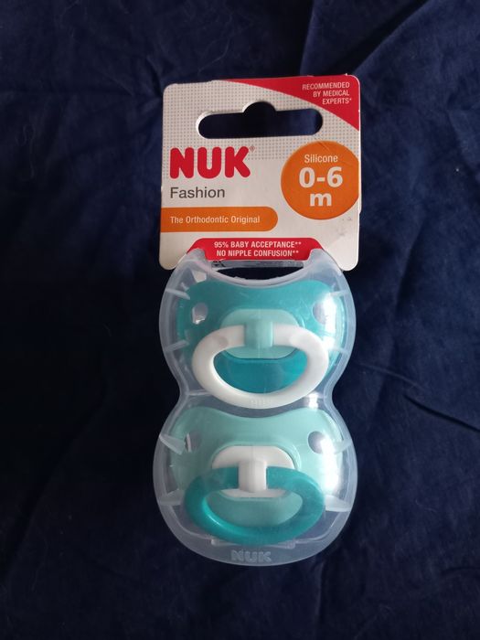 Пустышки, соски (силикон)  Nuk 0-6