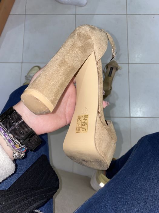 Saltos Altos compensados, 14,5 cm