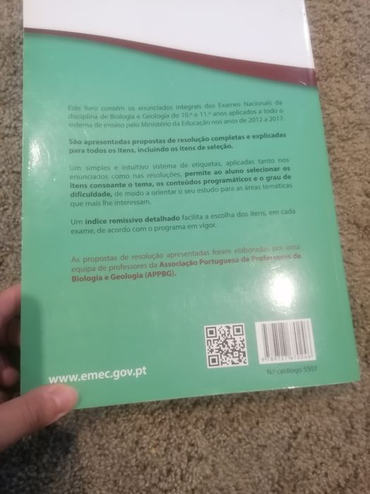 Preparação para os Exames Nacionais de Biologia e Geologia 10°/11° ano