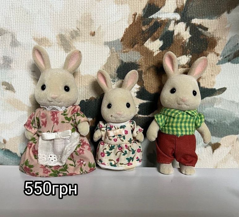 Sylvanian families кухня спальня семья family silvanian сімʼя спальня