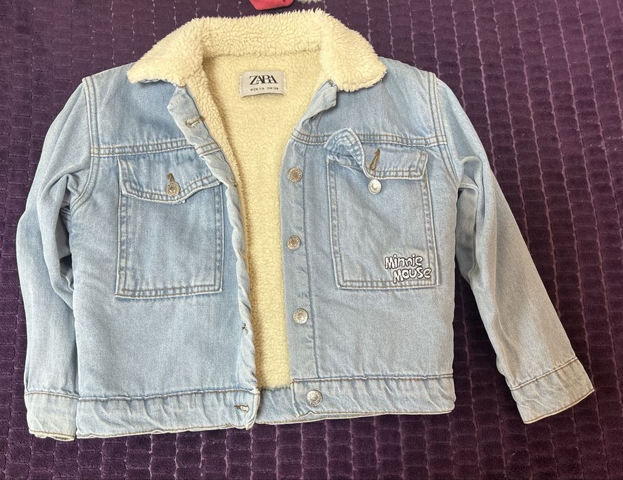 Джинсова куртка Zara Disney Minnie Mouse