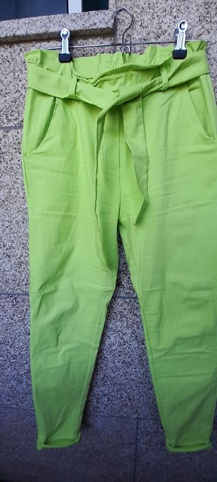 Calças mágicas verdes