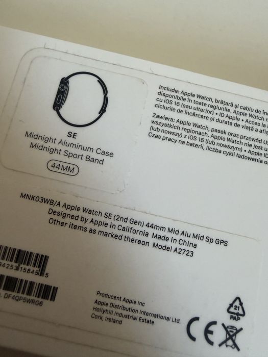Apple Watch SE 2 44mm  Midnight