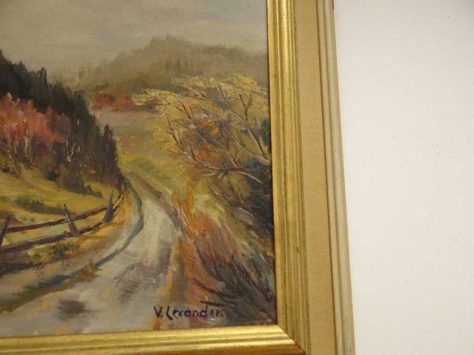 Obraz, olejny piękny ,,Droga "