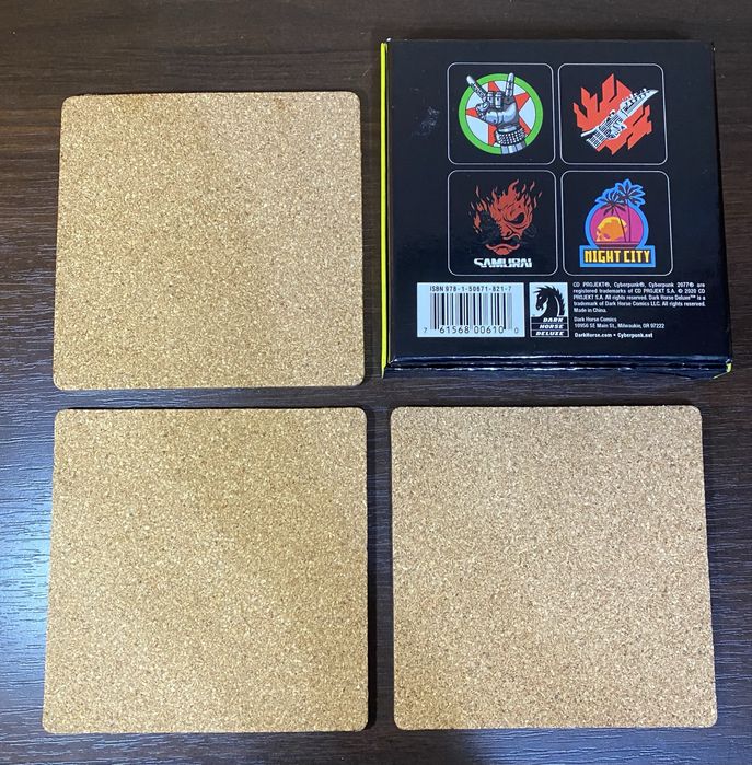 Cyberpunk 2077: Coaster Set, підставки під чашку (комплект не повний)