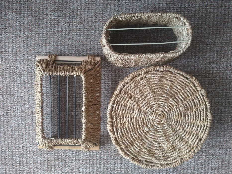 Zestaw ozdobnych koszyków