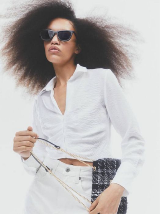 Женская белая блузка