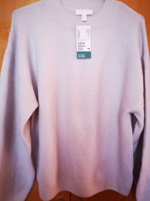 H&M Szary Nowy Modny Sweter S-sprzedam!