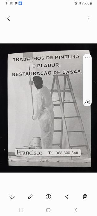 Pinturas e restauração