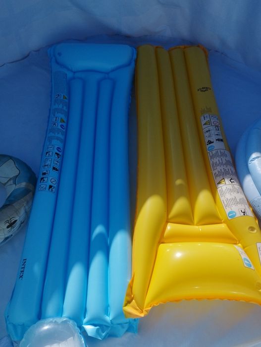 Ph+ 5 e teste água piscina e 3 colchões de piscina